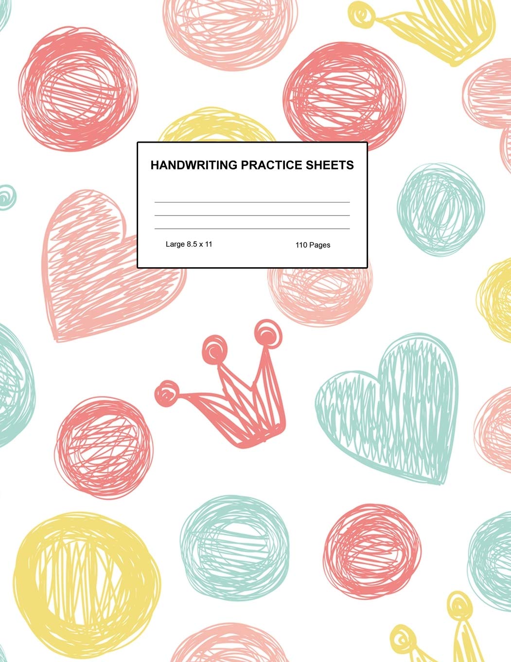 Handwriting Practice Sheets: Cute Blank Lined Paper Notebook for Writing Exercise and Cursive Worksheets - Perfect Workbook for Preschool, ... 3rd and 4th Grade Kids - Product Code A4 8228 Books