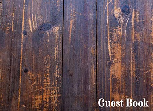 Guest Book: Vintage For Events - Wedding, Birthday, Graduation, Anniversary, Hotel, Lake House, Going Away Retirement - Paperback 100+ Pages - Signature Autograph Log Book Parents & Children