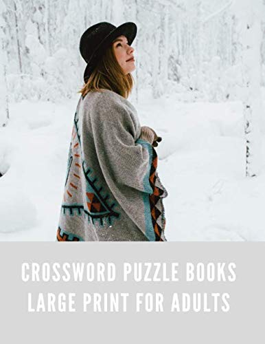 crossword puzzle books large print for adults: This book crossword puzzle books for adults themeAboutkids crossword puzzle books ages 4-8or puzzle books for adults with large print extra maze books Contemporary literature Books