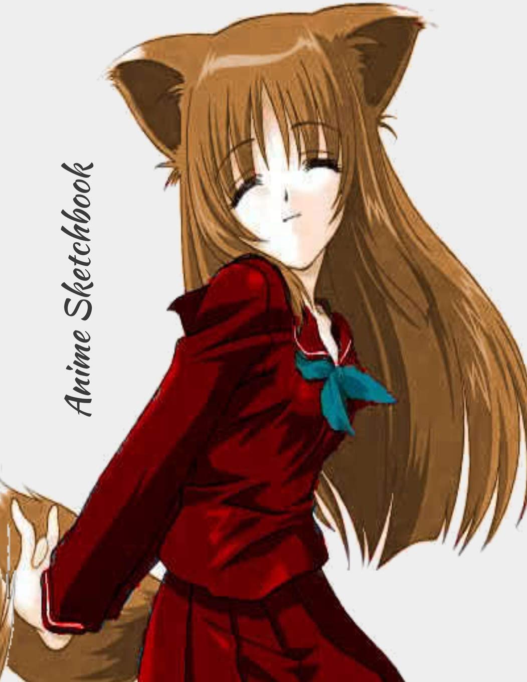 Anime Sketchbook: Anime Girl Series: 100 Large High Quality Sketch Pages (Volume 1) (Anime Girls) Film, Art & Culture