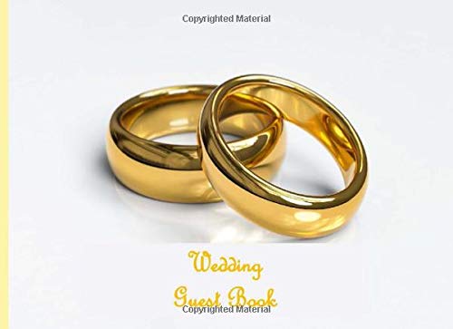 Wedding Guest Book: A Remembrance Rings Keepsake Guest Book For The Bridal Couple On Their Wedding Day Books