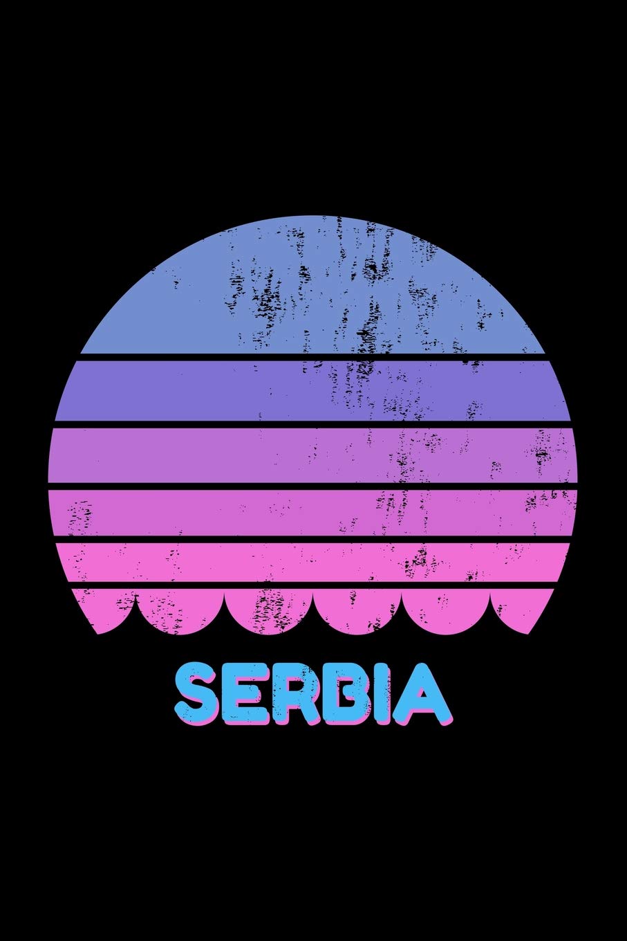 Serbia: Vintage World Travel Keepsake Blank Lined Journal Notebook Travel Guides