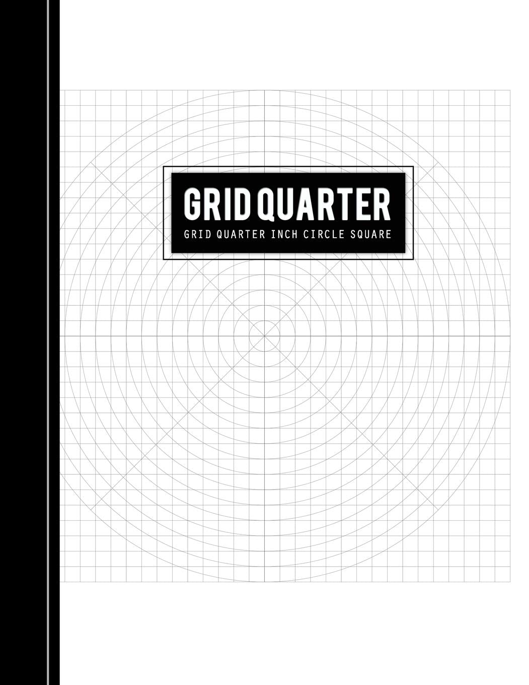 Grid Quarter Inch Circle Square: Circular Overlay on a Square Hybrid Graph Paper for Mathematics Graphing equations (Math Teacher & Student Journal) Film, Art & Culture