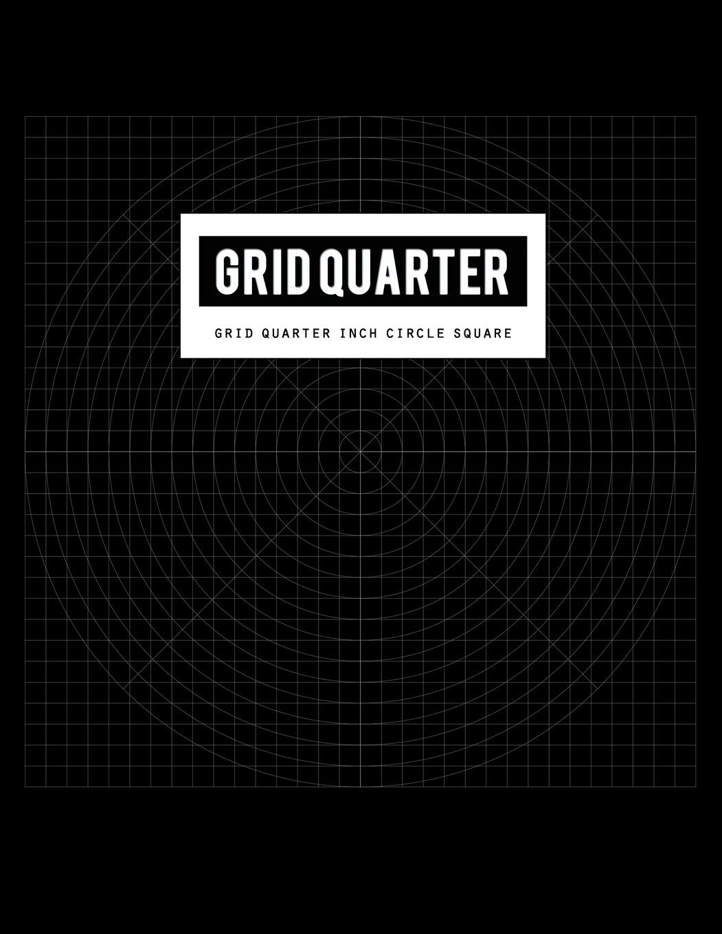 Grid Quarter Inch Circle Square: Circular Overlay on a Square Hybrid Graph Paper for Mathematics Graphing equations (Math Teacher & Student Journal) Education & Training