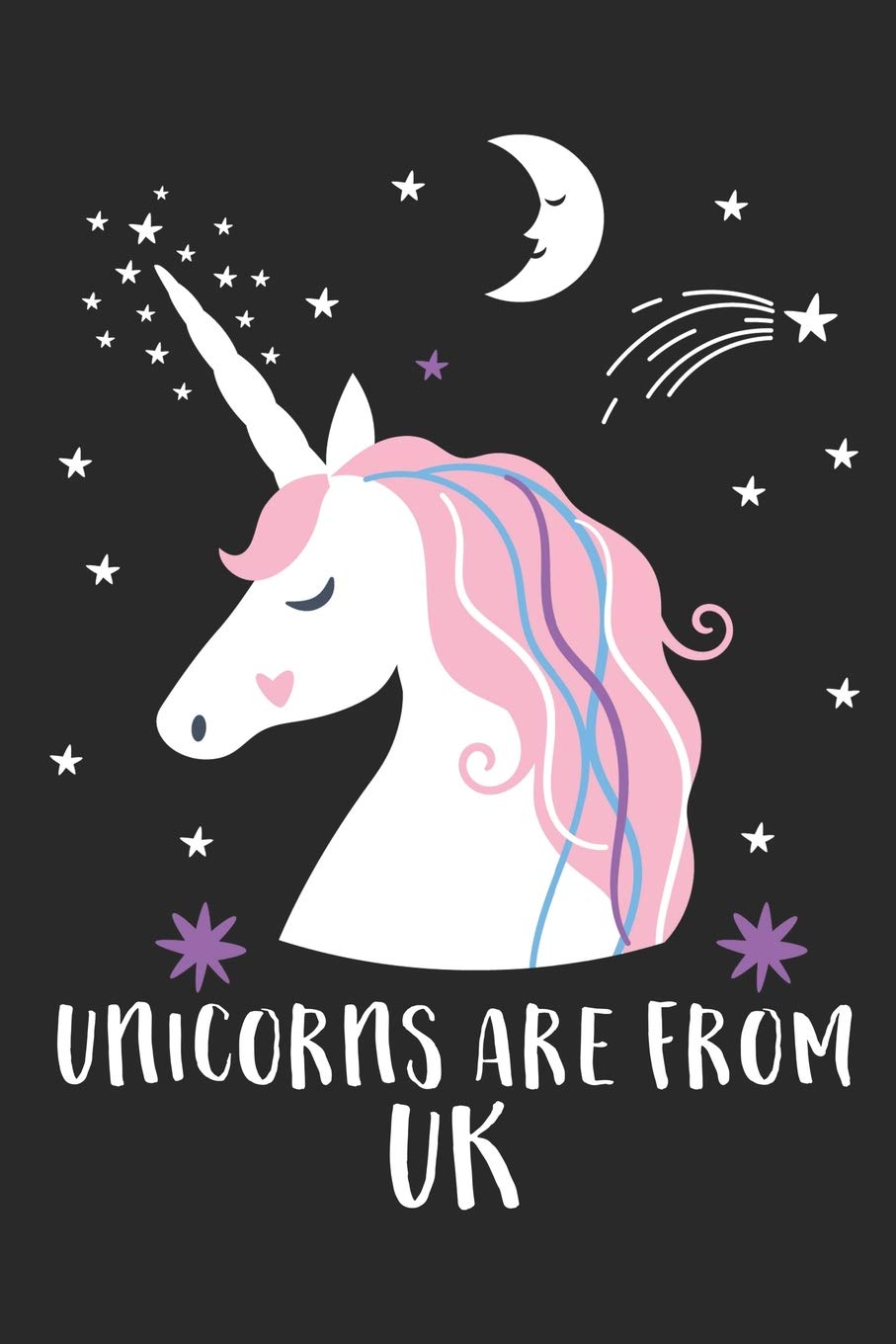 Unicorns Are From UK: A Blank Lined Journal for Sightseers Or Travelers Who Love This Country. Makes a Great Travel Souvenir. Books