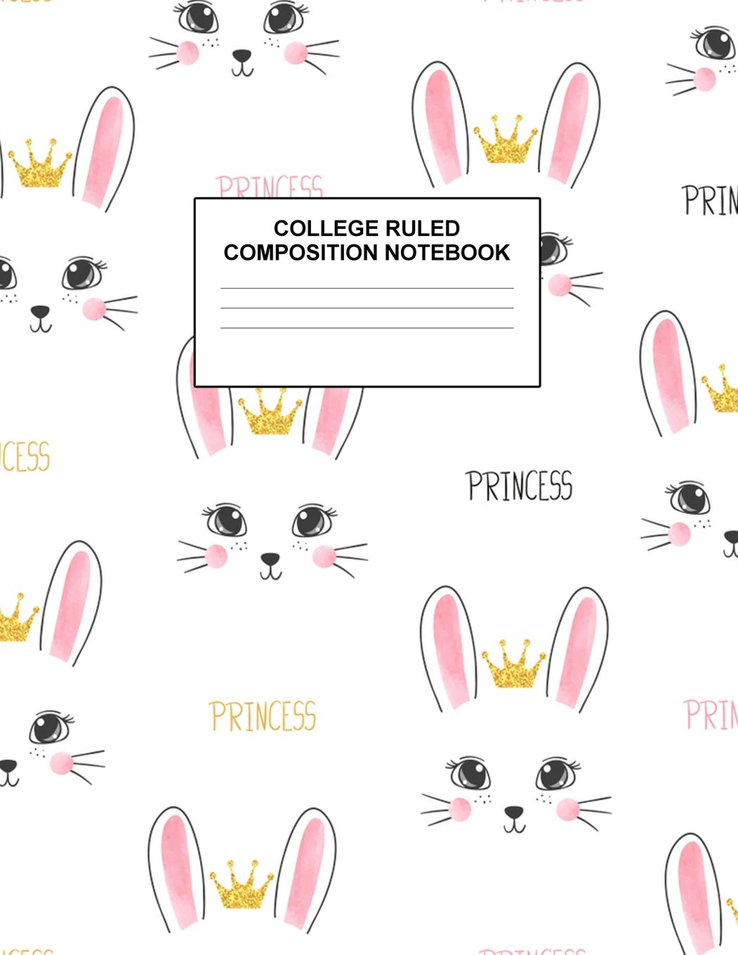 College Ruled Composition Notebook: Cute Blank Lined Journal to Write In with White Paper Rule Pages for School Subject and Writing Pad : Design Code A4 2580 Books