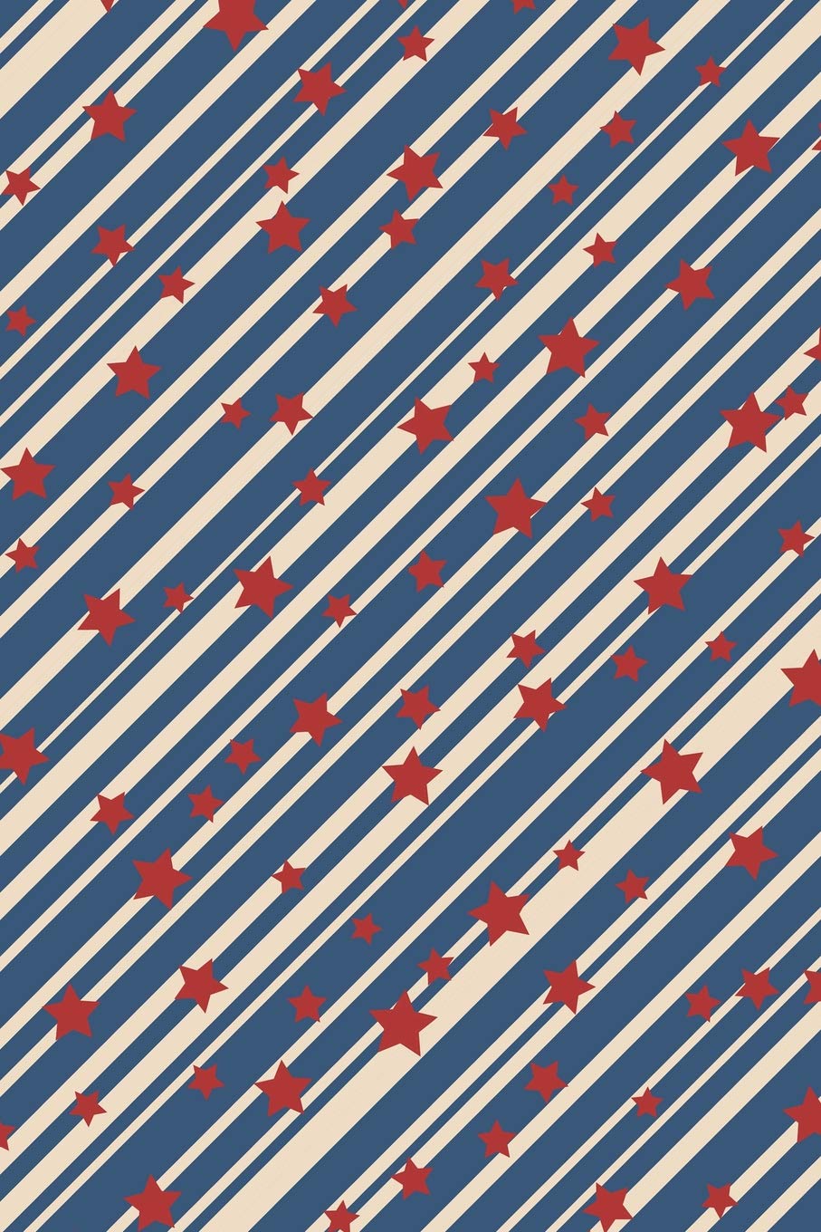 Patriotic Pattern - United States Of America 55: Graph Paper 5x5 Notebook for Patriots and Locals Books