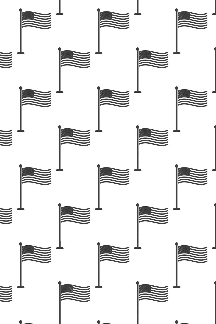 Patriotic Pattern - United States Of America 102: Graph Paper 5x5 Notebook for Patriots and Locals Books