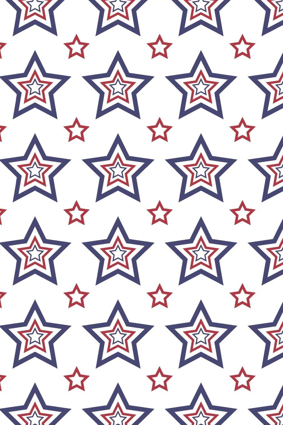 Patriotic Pattern - United States Of America 10: Graph Paper 5x5 Notebook for Patriots and Locals Books