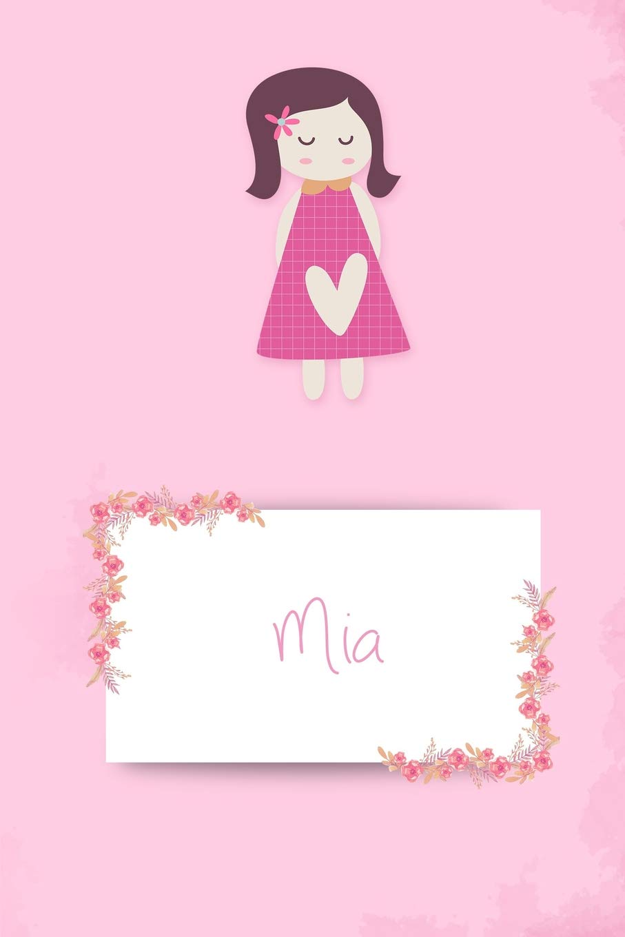 Mia: Personalized Sudoku Activity Notebook - 100 Puzzles - Travel Size Brain Logic Puzzle Book - Game Instructions and Answer Key - Level: Easy Leisure & Fun