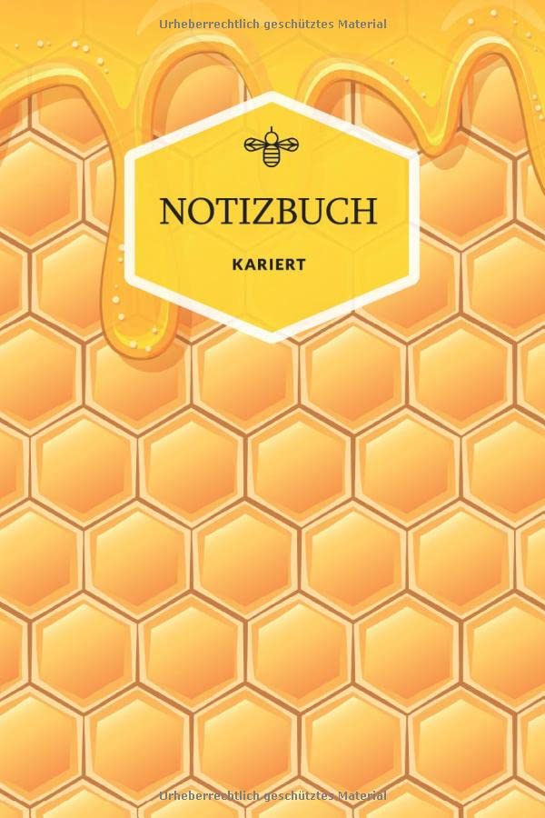 Imker Notizbuch kariert: Geschenk für Imker, Bienen - und Honigfreunde | mit Seitenzahl & Inhaltsverzeichnis | ca. A5 | + 120 Seiten KARIERT | Cover matt | cremefarbenes Papier | Softcover | Business, Finance & Career