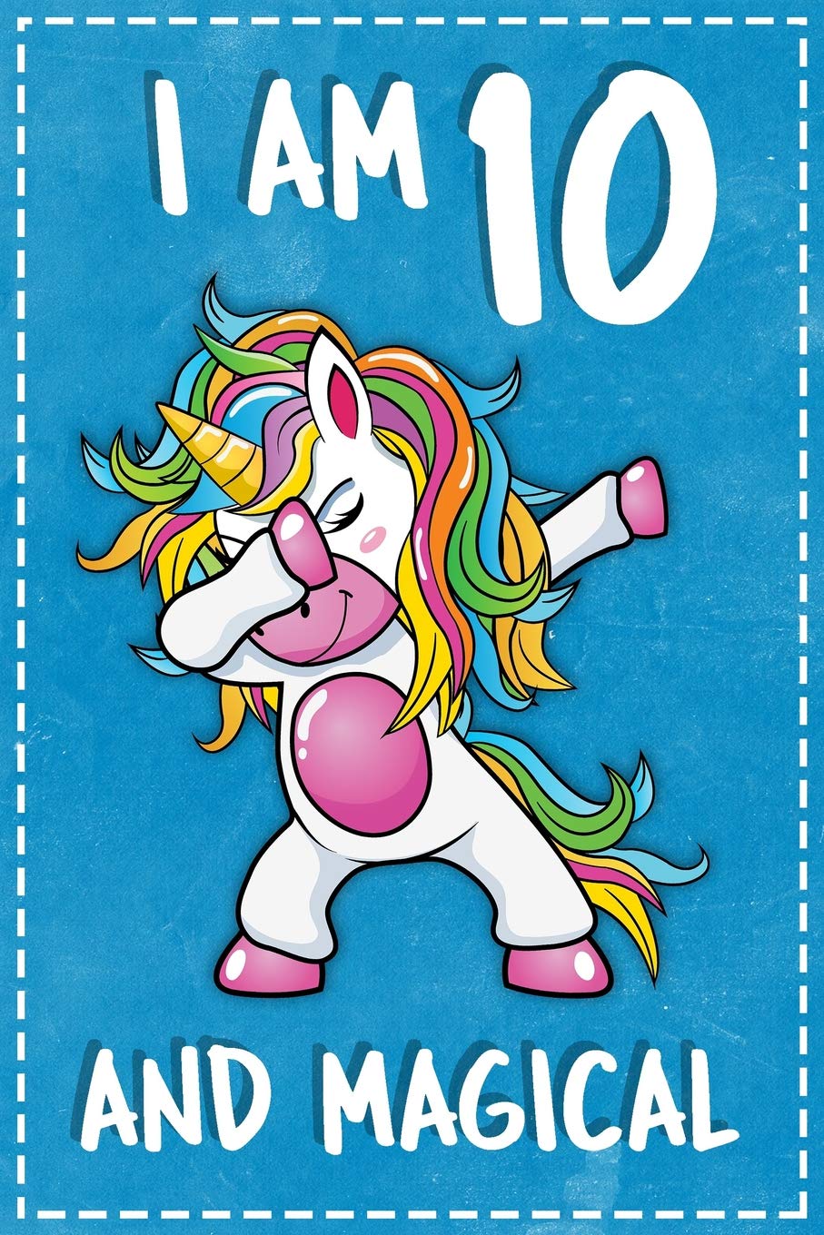 Unicorn B Day: I am 10 & Magical Unicorn birthday ten Years Old Gratitude Journal For Kids Write & Draw Children Diary Notebook Gratitude Journal For Kids Write & Draw Children Diary Notebook 6x9 Learning & Reference