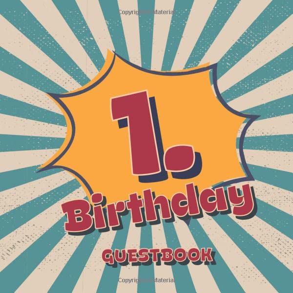 1. Birthday Guestbook: Retro Style Birthday Party Guest Book for Family and Friends to Sign in and Messaging Best Whishes | 100 Pages | 8.25 x 6 Inch | Vol 4 Books