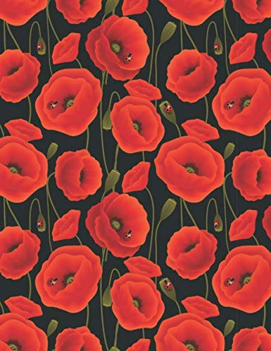 Ladybugs & Poppies Sketchbook Garden & Plants