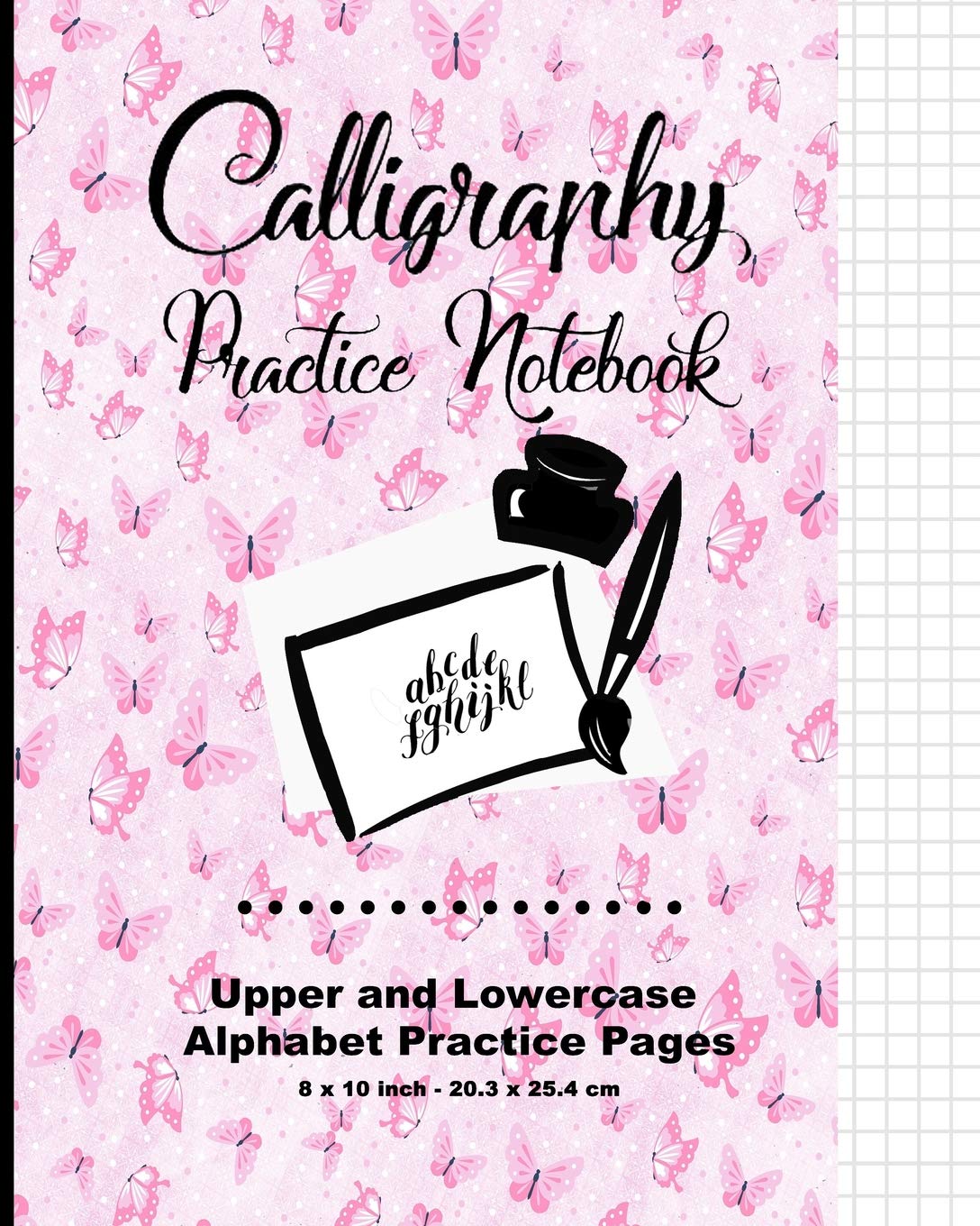 Calligraphy Practice Notebook: Pastel Butterfly Print (10) , Calligraphy Writing Paper, Upper & Lowercase Alphabet Guide For Calligraphy Lettering and Design Practice Film, Art & Culture