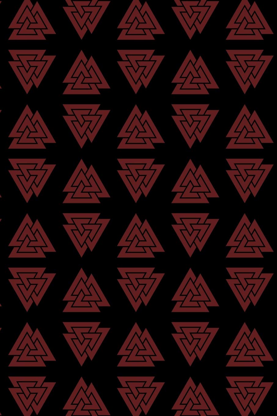 Viking Pattern - Go To Valhalla 65: Blank Dot Grid Notebook for Norse Mythology Lovers Books