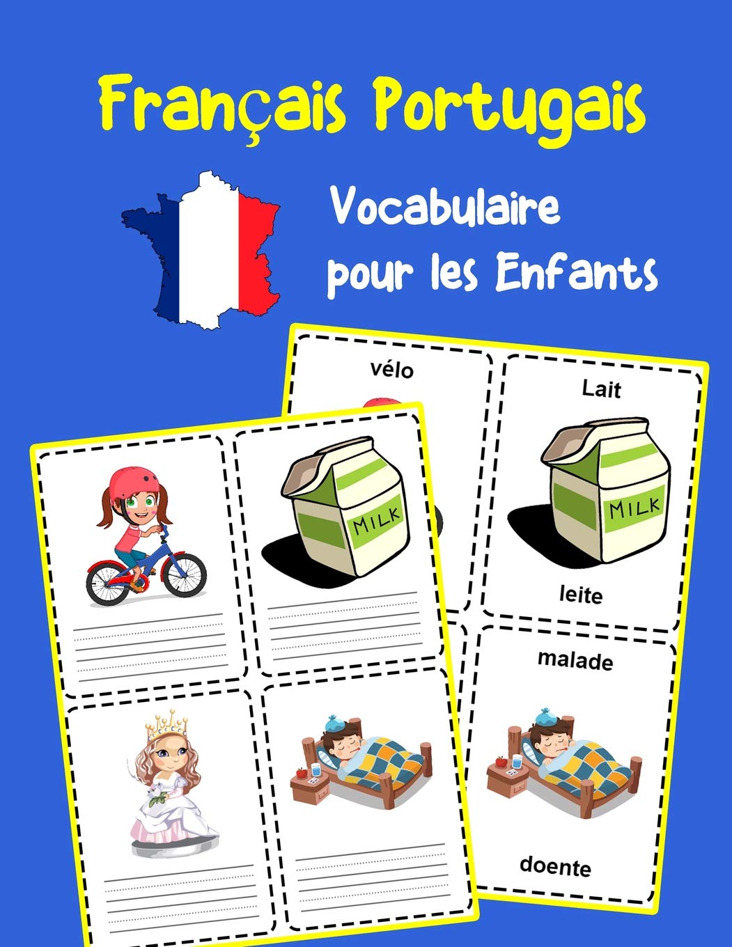Français Portugais Vocabulaire pour les Enfants: Apprenez 200 premiers mots de base Foreign Languages ​​& Dictionaries