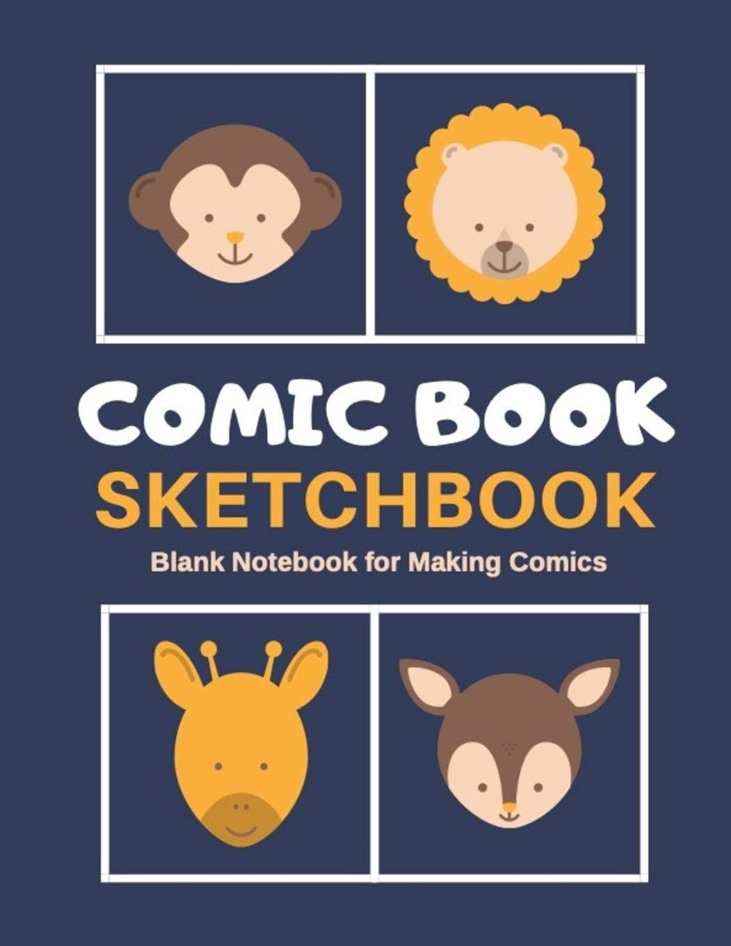 Comic Book Sketchbook: Blank Notebook for Making Comics: 8.5 x 11 sketchbook for drawing comic book strip including a variety of templates for drawing Non-fiction