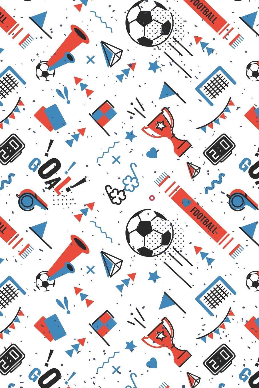 Soccer Pattern - Goal Score Stadium Champion 22: Blank Sketch Paper Notebook with frame for Soccer or Ball Sports Lovers Books