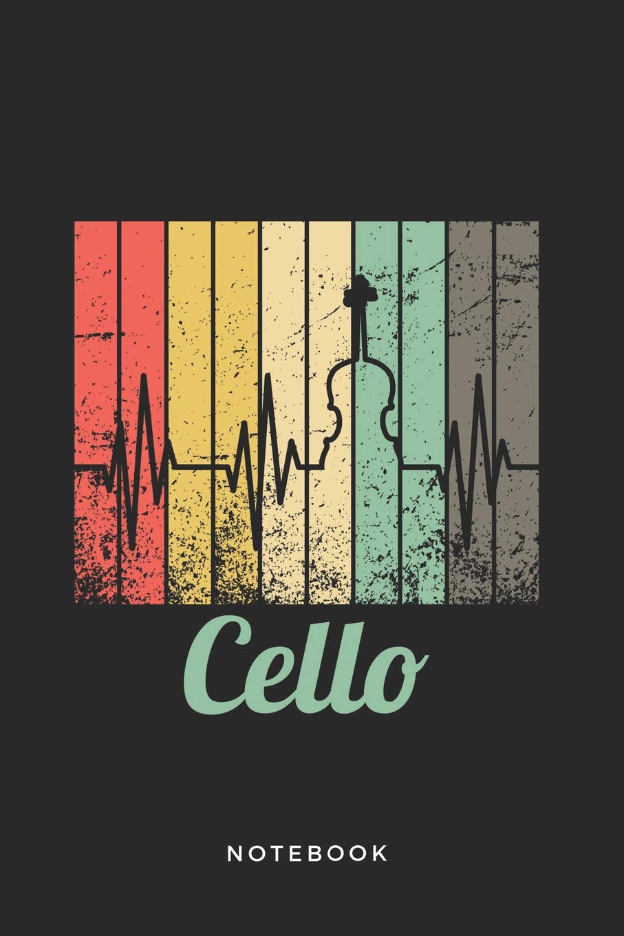 Cello Instrument Art Graphic Notebook: Violoncello Graphic Art Instrument Blank Pages Cello Notebook / Journal Gift (6 x 9 - 110 blank pages) Arts & Music