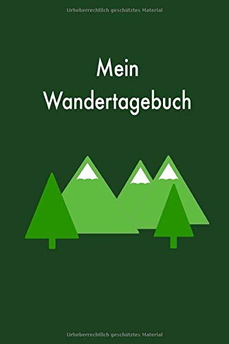 Mein Wandertagebuch: Handliches Eintragbuch mit 120 Seiten zum persönlichen ausfüllen auf Wandertour, Bergwanderung oder beim Waldausflug Hiking & Cycling