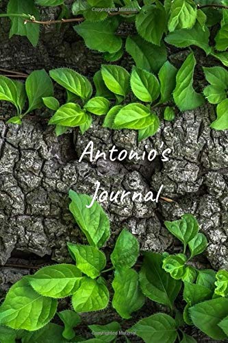 Antonio's Journal: Personalized Lined Journal for Antonio Diary Notebook 100 Pages, 6" x 9" (15.24 x 22.86 cm), Durable Soft Cover Books