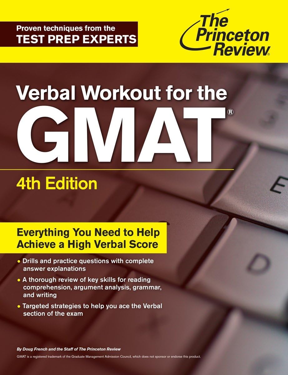 Verbal Workout for the GMAT, 4th Edition book