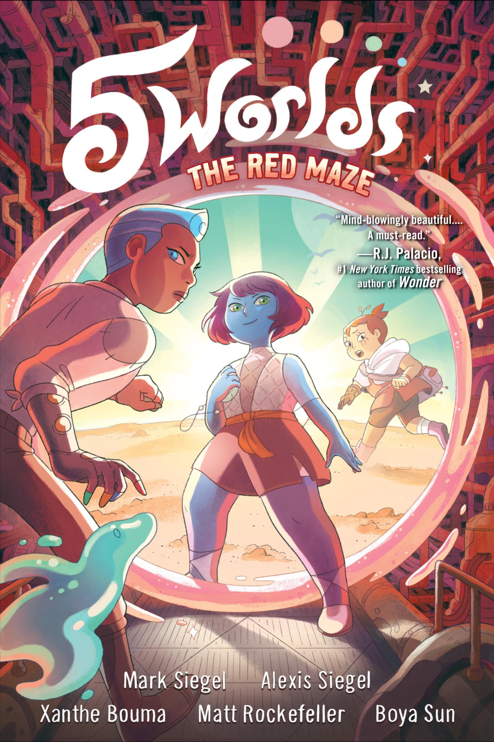 5 Worlds Book 3: The Red Maze: (A Graphic Novel) Manga