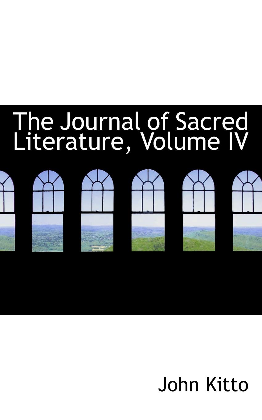 The Journal of Sacred Literature Books