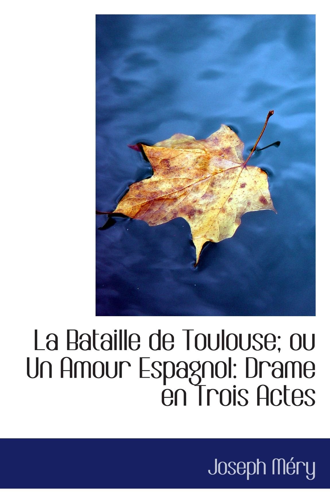 La Bataille de Toulouse; ou Un Amour Espagnol: Drame en Trois Actes Politics & History