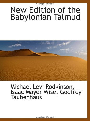 New Edition of the Babylonian Talmud Politics & History