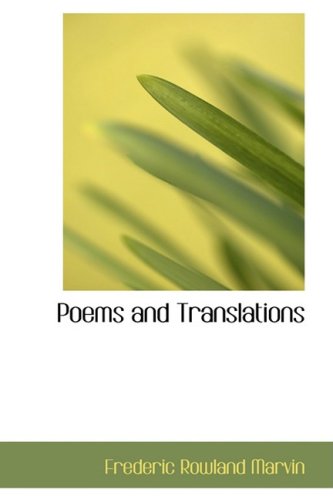 Product Image: Poems and Translations
