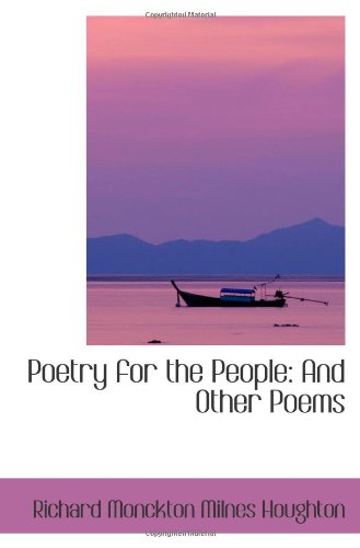 Poetry for the People: And Other Poems Books