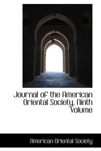 Journal of the American Oriental Society Foreign Languages ​​& Dictionaries