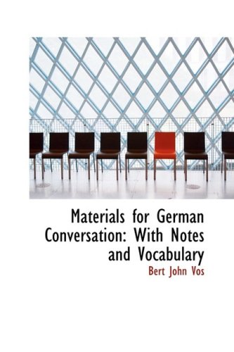Product Image: Materials for German Conversation: With Notes and Vocabulary