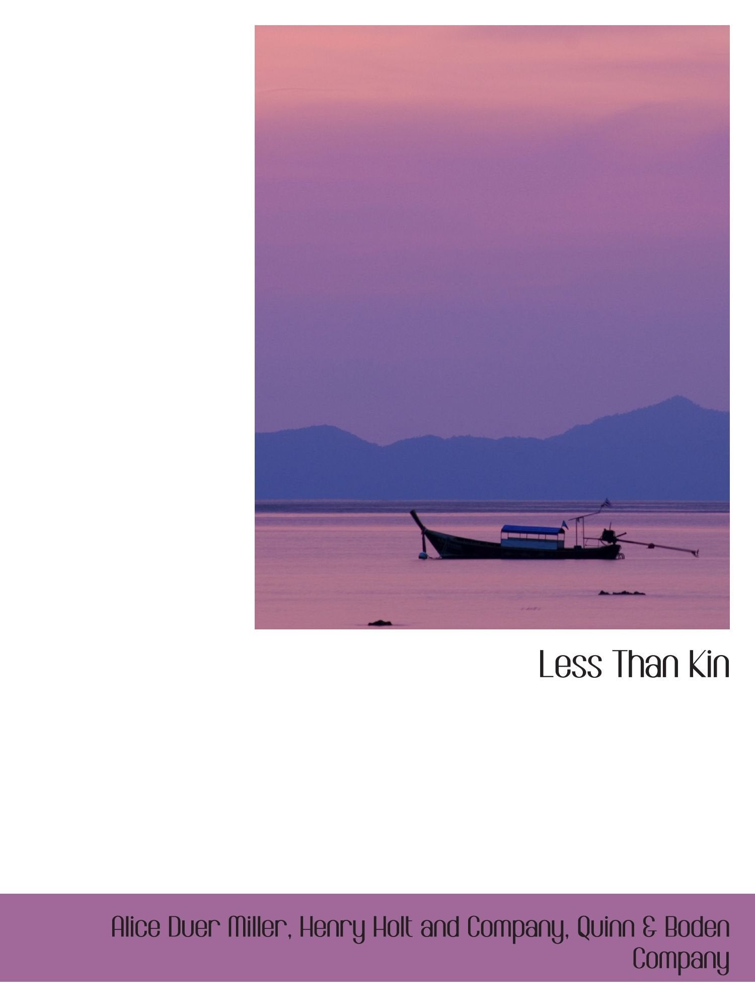 Product Image: Less Than Kin