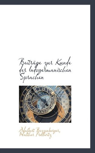 Beitr GE Zur Kunde Der Indogermanischen Sprachen Politics & History