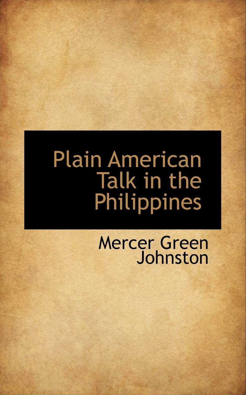 Plain American Talk in the Philippines book