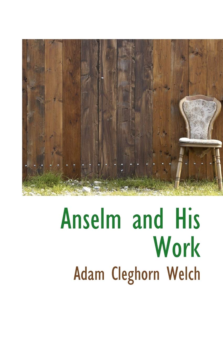 Product Image: Anselm and His Work