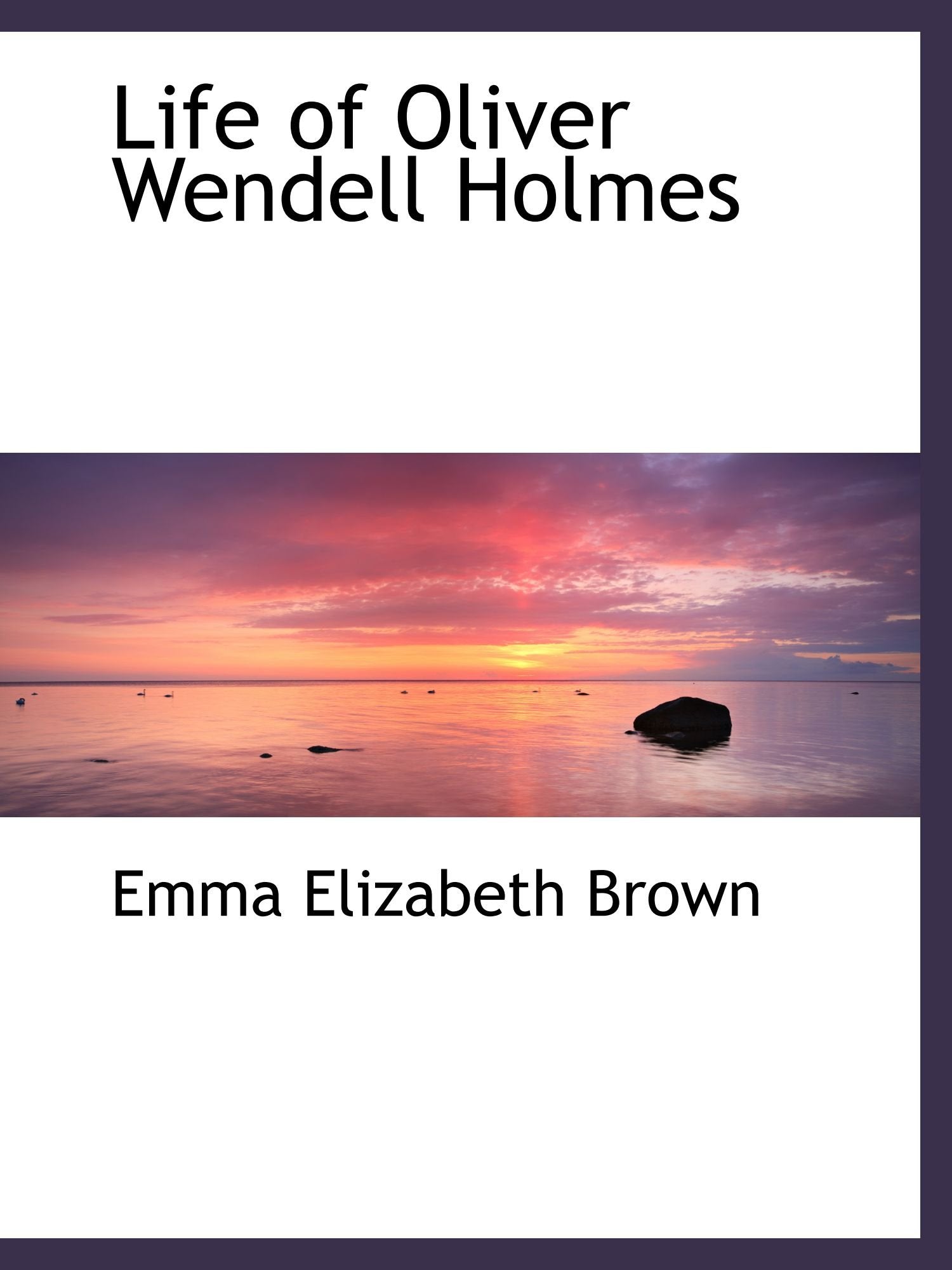 Life of Oliver Wendell Holmes Politics & History
