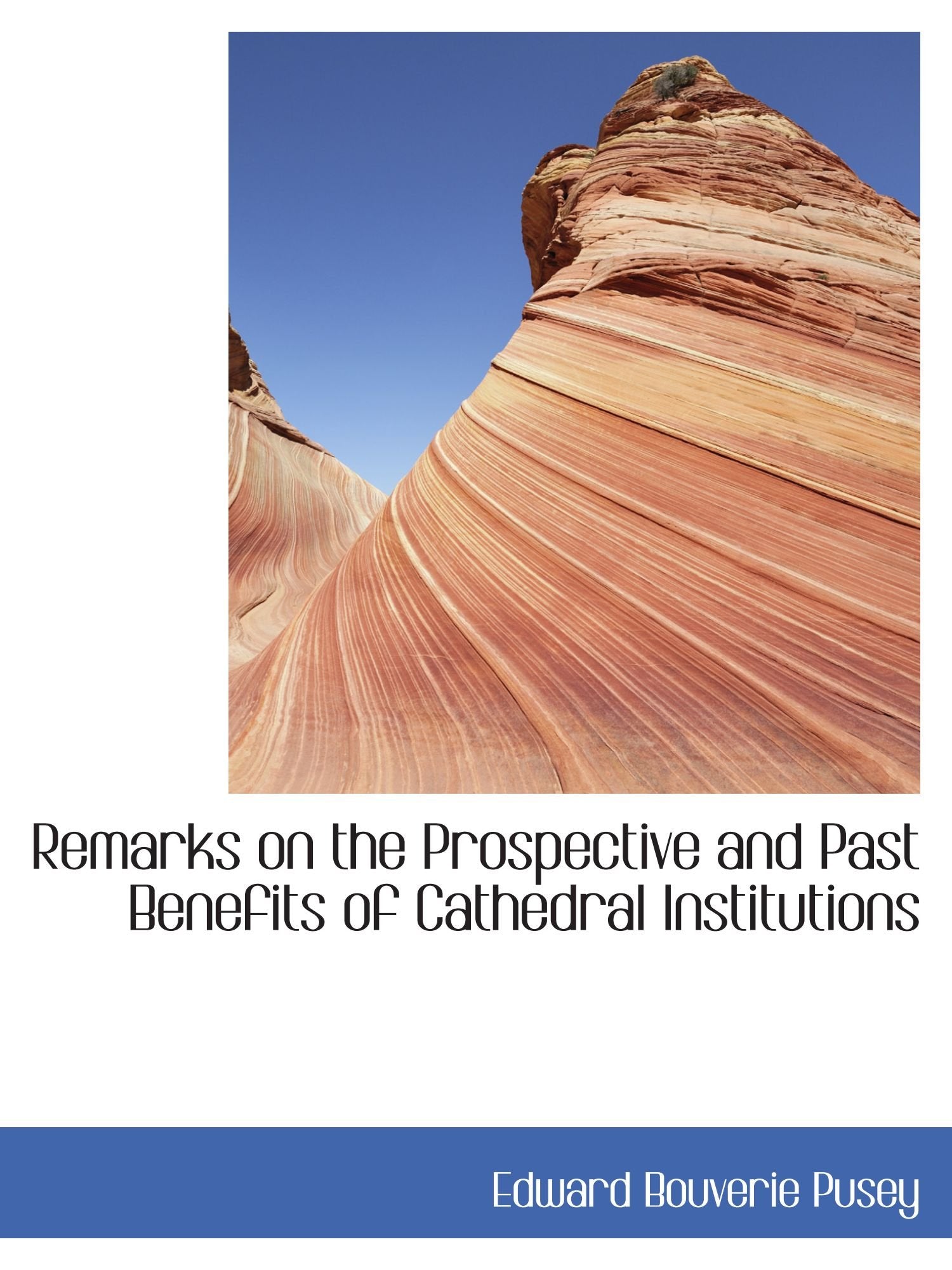 Remarks on the Prospective and Past Benefits of Cathedral Institutions Politics & History