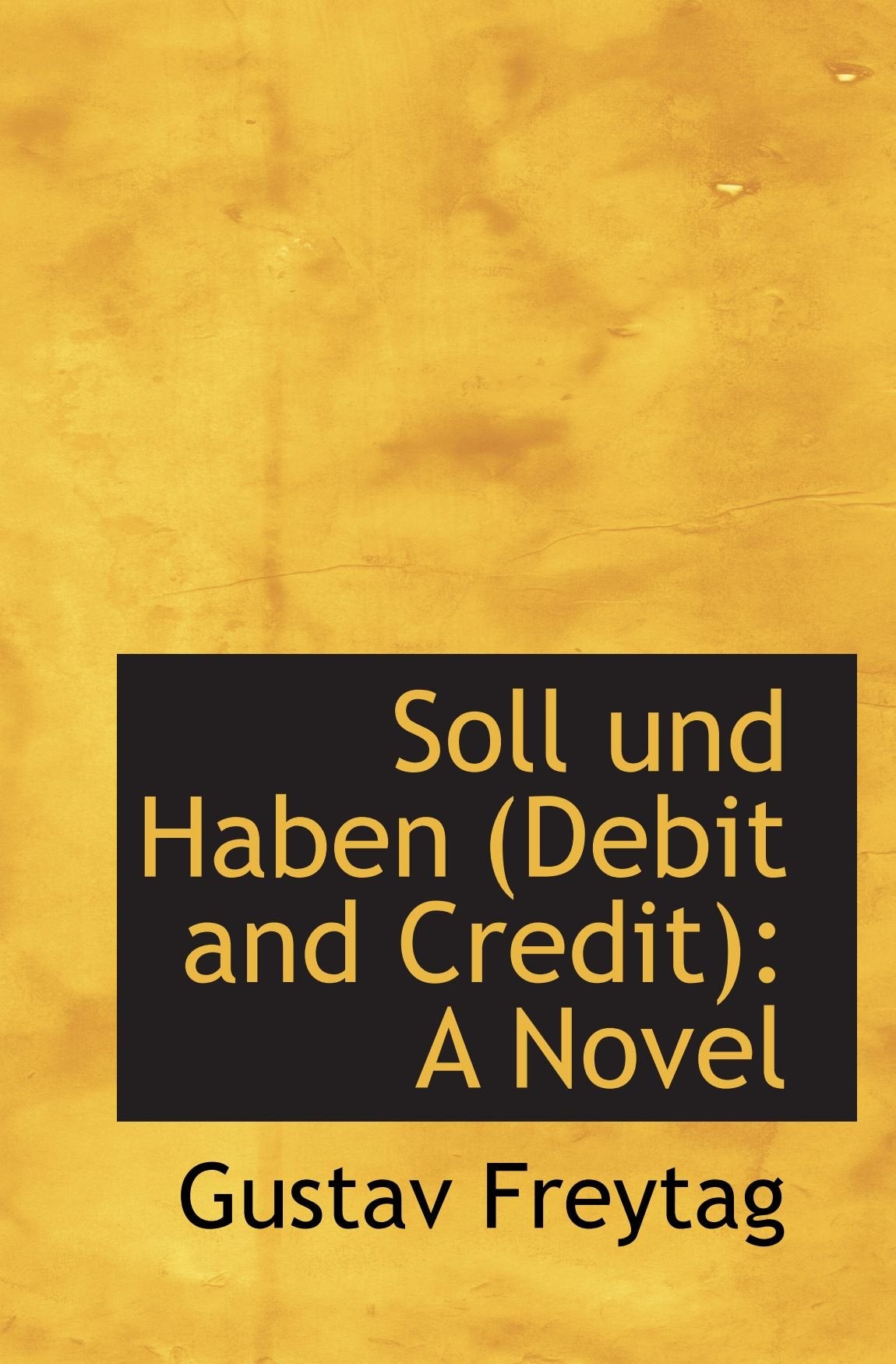 Soll und Haben (Debit and Credit): A Novel Politics & History