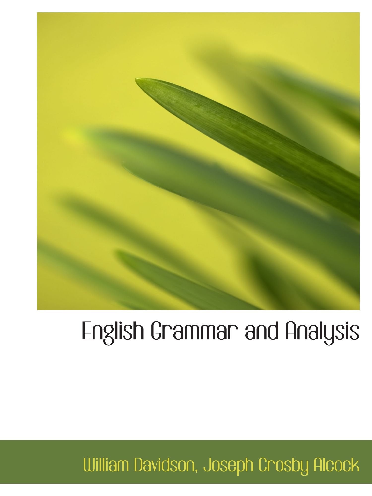 English Grammar and Analysis Politics & History