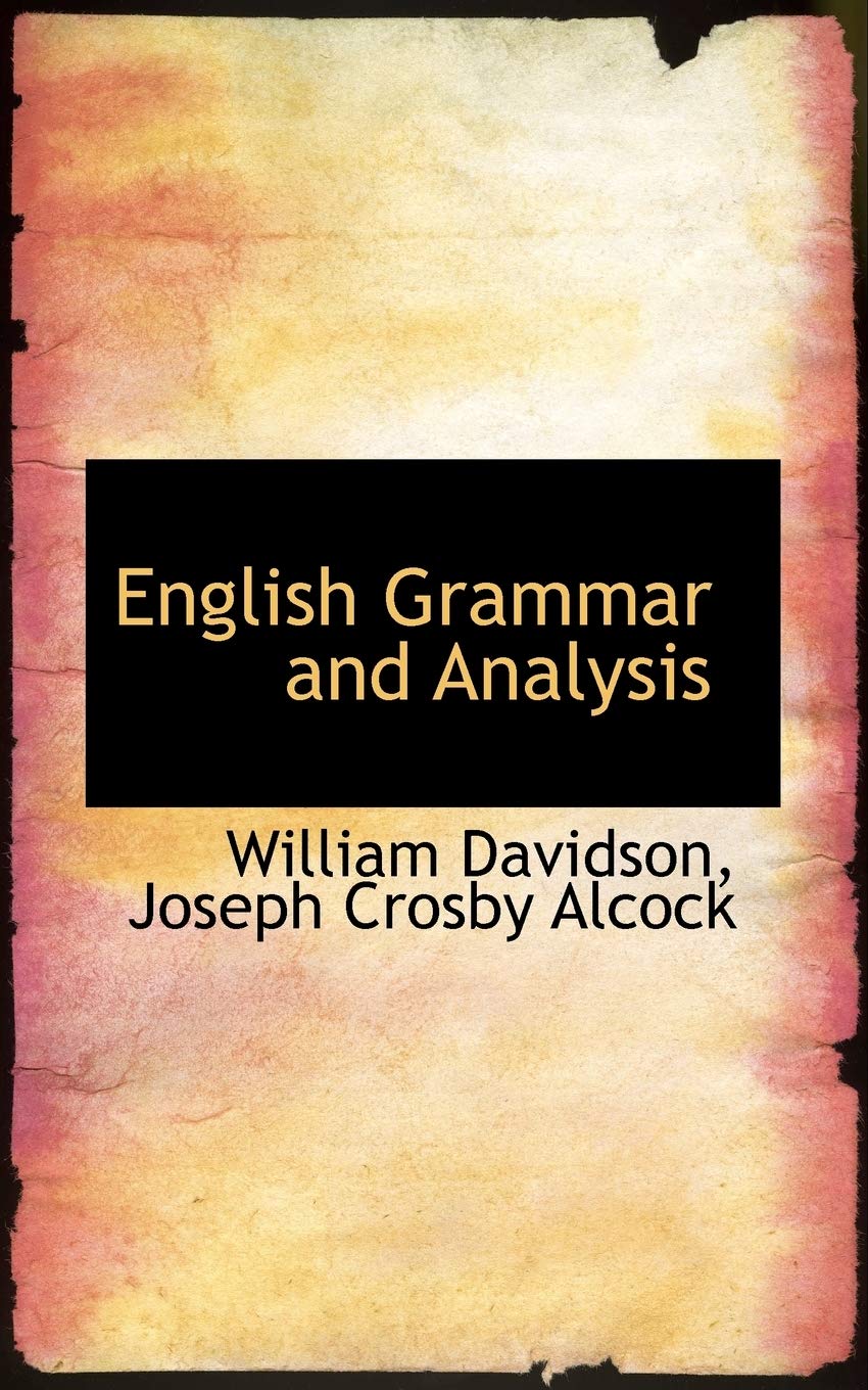 Product Image: English Grammar and Analysis