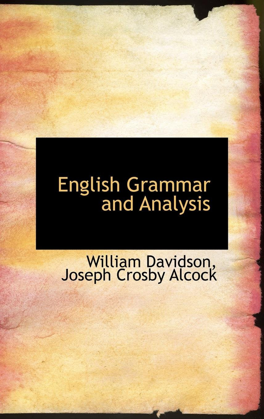 Product Image: English Grammar and Analysis