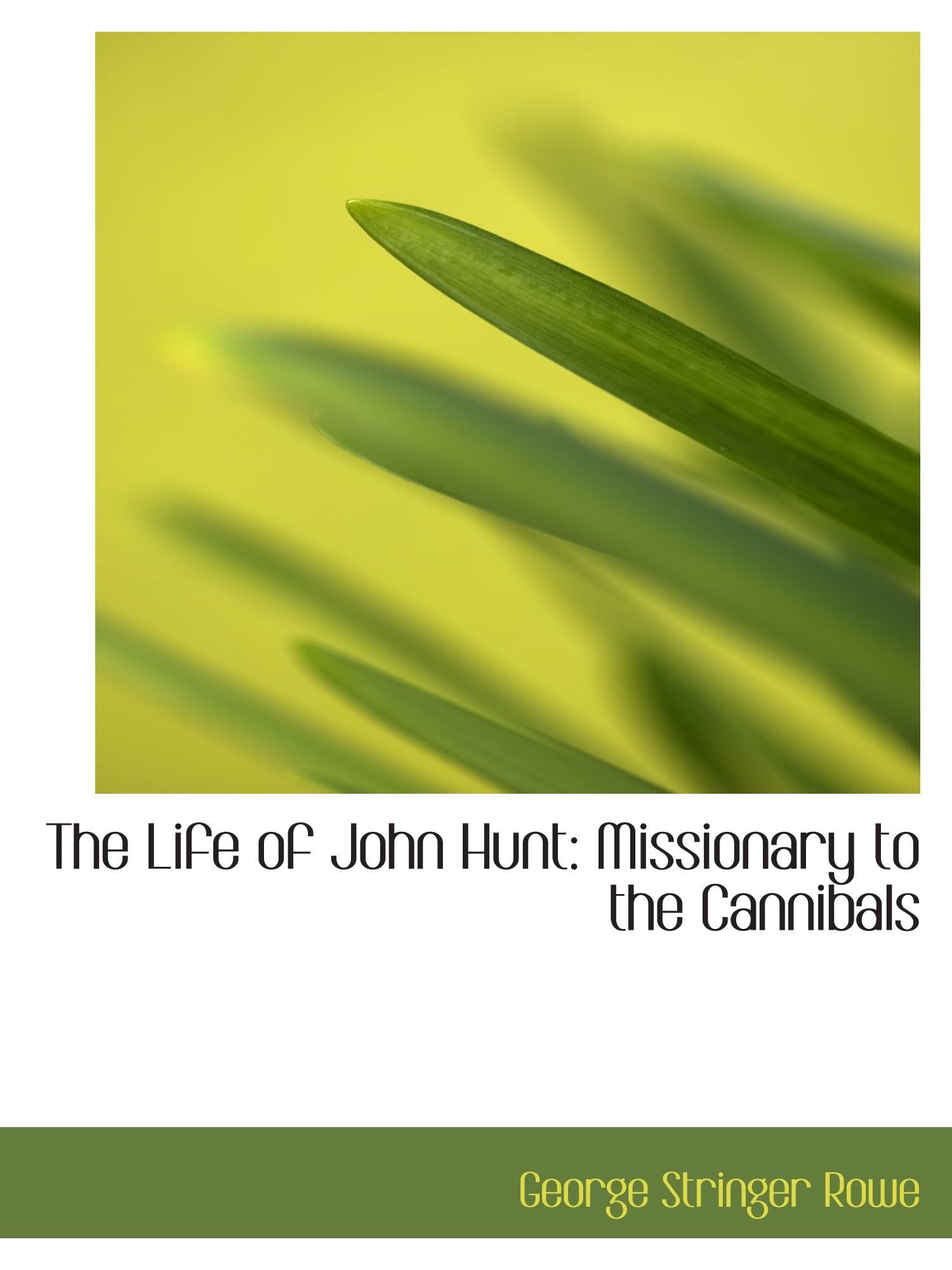 The Life of John Hunt: Missionary to the Cannibals Politics & History