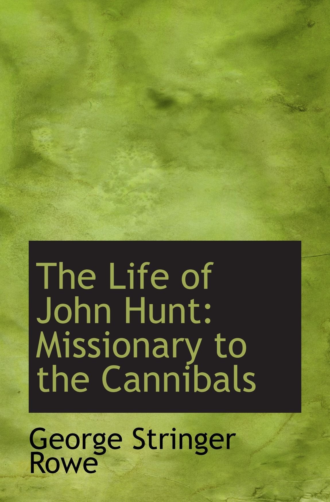 The Life of John Hunt: Missionary to the Cannibals Politics & History