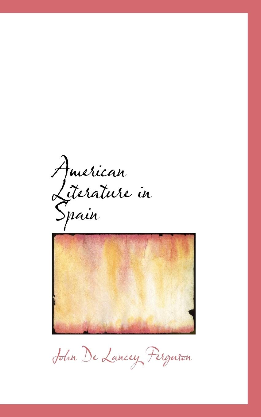 American Literature in Spain Books