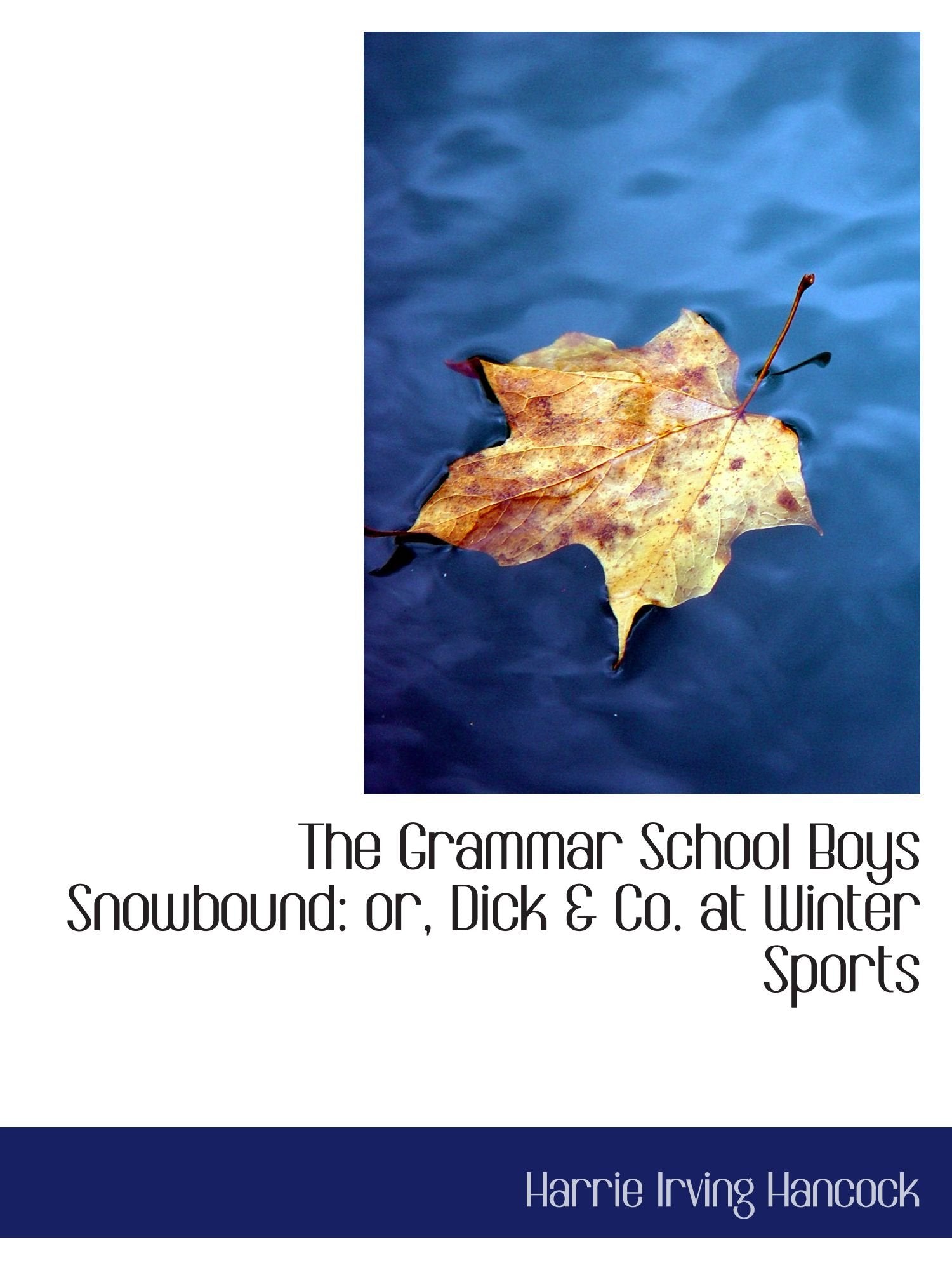 The Grammar School Boys Snowbound: or, Dick & Co. at Winter Sports Politics & History