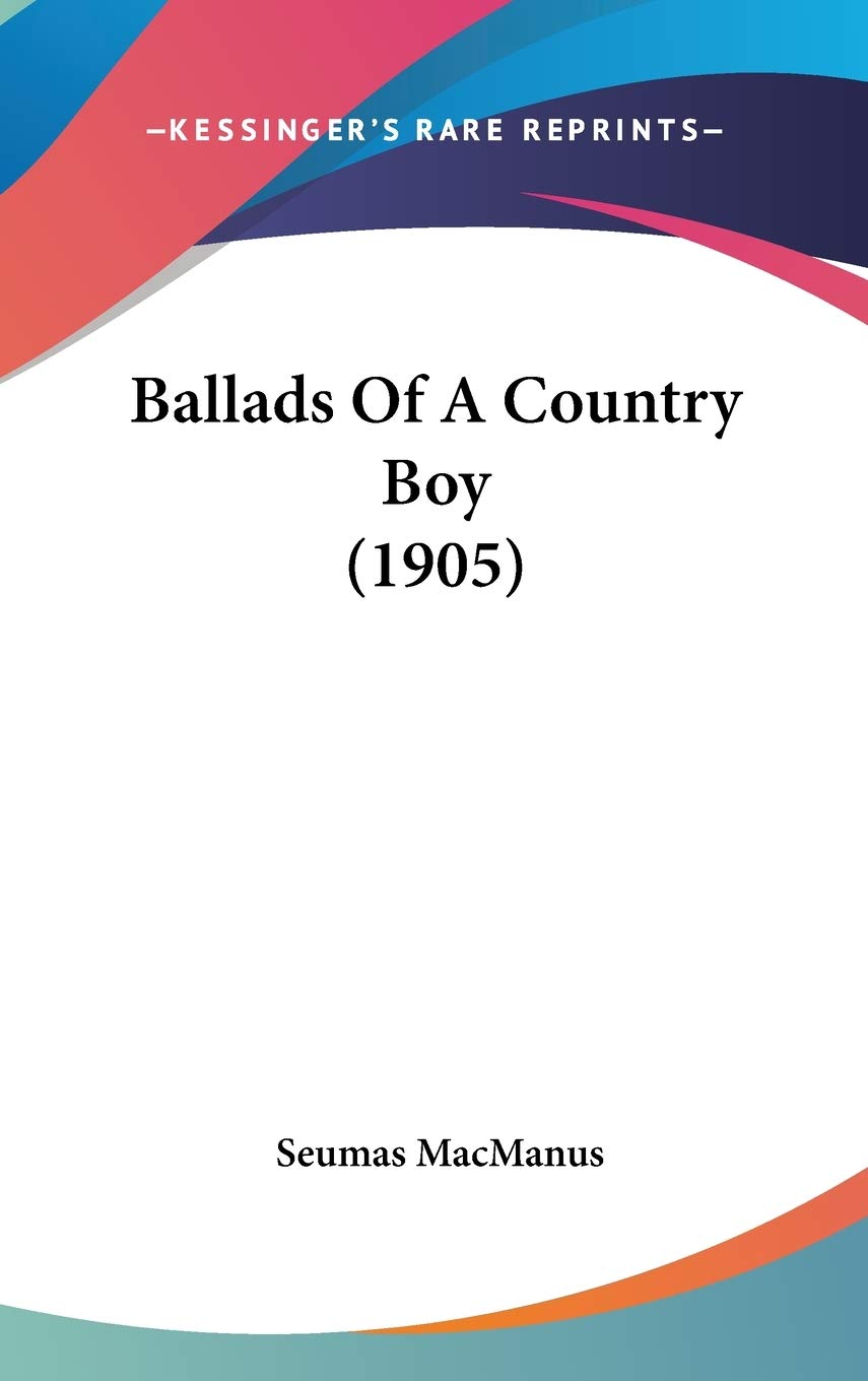 Ballads of a Country Boy Poetry